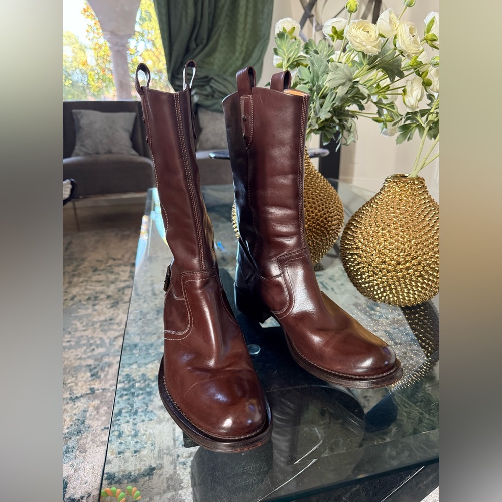 Cole Haan Brown Leather Boots